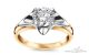 Zlatý zásnubný prsteň s diamantom kolekcia Always